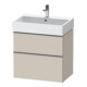 Duravit Meuble sous-lavabo D-Neo 68,4x44,2 cm, ES geb/Ta m, 1 tiroir, 1 porte-1