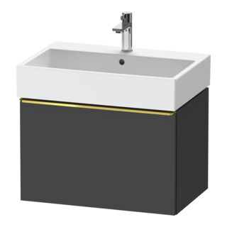 Duravit Meuble sous lavabo D-Neo 68,4x44,2 cm, gris clair, 1 tiroir, suspendu