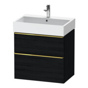 Duravit Meuble sous-lavabo D-Neo 68,4x44,2 cm, gris perle/ivoire, 1 porte, 1 tiroir-1