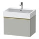 Duravit Meuble sous-lavabo D-Neo 68,4x44,2 cm, gris poli/mat, 1 tiroir, suspendu-1