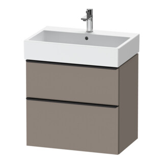 Duravit Meuble sous-lavabo D-Neo 68,4x44,2 cm, noir/Bas m, 1 porte, 1 tiroir