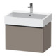 Duravit Meuble sous lavabo D-Neo 68,4x44,2 cm, noir/Bas ma, 1 tiroir, suspendu-1