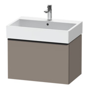 Duravit Meuble sous lavabo D-Neo 68,4x44,2 cm, noir/Bas ma, 1 tiroir, suspendu