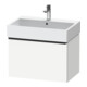 Duravit Meuble sous-lavabo D-Neo 68,4x44,2 cm, noir/blanc mat, 1 tiroir, suspendu-1