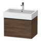 Duravit Meuble sous-lavabo D-Neo 68,4x44,2 cm, noir/noisette, 1 tiroir, suspendu-1