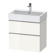 Duravit Meuble sous lavabo D-Neo 68,4x44,2cm, c/w hgl, 1 tiroir, 1 coulissant