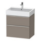 Duravit Meuble sous lavabo D-Neo 68,4x44,2cm, ch/Bas m, 1 porte, 1 tiroir-1