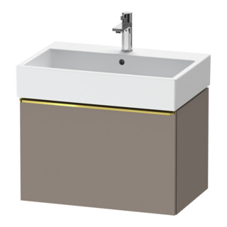 Duravit Meuble sous-lavabo D-Neo 68,4x44,2cm, gris poli/Bas m, 1 tiroir, suspendu