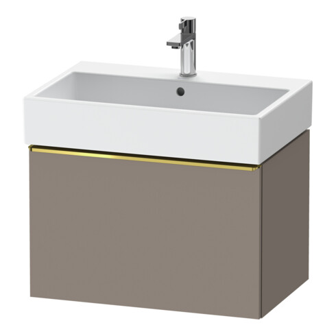 Duravit Meuble sous-lavabo D-Neo 68,4x44,2cm, gris poli/Bas m, 1 tiroir, suspendu