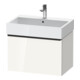 Duravit Meuble sous-lavabo D-Neo 68,4x44,2cm, noir/blanc brillant, 1 tiroir, suspendu-1