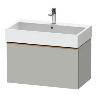 Duravit Meuble sous-lavabo D-Neo 78,4x44,2 cm, b chêne gris/marron, 1 tiroir, suspendu