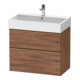 Duravit Meuble sous lavabo D-Neo 78,4x44,2 cm, b chêne/noir, 1 porte, 1 tiroir-1