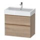 Duravit Meuble sous-lavabo D-Neo 78,4x44,2 cm, blanc, 1 porte, 1 tiroir-1