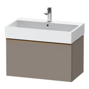 Duravit Meuble sous lavabo D-Neo 78,4x44,2 cm, blanc brillant, 1 tiroir, suspendu