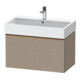 Duravit Meuble sous-lavabo D-Neo 78,4x44,2 cm, blanc brillant, 1 tiroir, suspendu-1