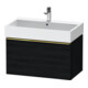 Duravit Meuble sous lavabo D-Neo 78,4x44,2 cm, blanc brillant, 1 tiroir, suspendu-1