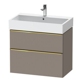 Duravit Meuble sous-lavabo D-Neo 78,4x44,2 cm, blanc brillant/Bas m, 1 porte, 1 tiroir