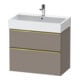Duravit Meuble sous-lavabo D-Neo 78,4x44,2 cm, blanc brillant/Bas m, 1 porte, 1 tiroir-1