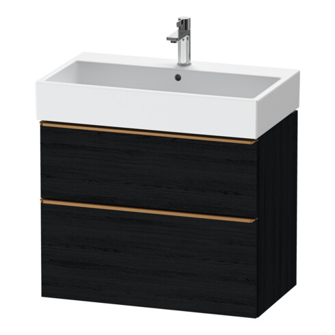 Duravit Meuble sous lavabo D-Neo 78,4x44,2 cm, blanc brillant/écru, 1 porte, 1 tiroir
