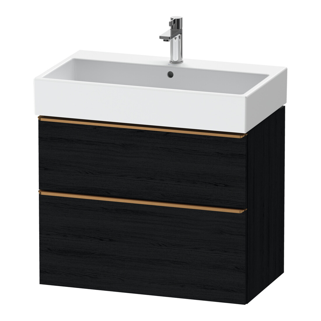 Duravit Meuble sous lavabo D-Neo 78,4x44,2 cm, blanc brillant/écru, 1 porte, 1 tiroir