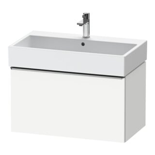 Duravit Meuble sous lavabo D-Neo 78,4x44,2 cm, blanc mat, 1 tiroir, suspendu