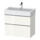 Duravit Meuble sous-lavabo D-Neo 78,4x44,2 cm, c/w hgl, 1 tiroir, 1 coulissant-1