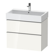 Duravit Meuble sous-lavabo D-Neo 78,4x44,2 cm, c/w hgl, 1 tiroir, 1 coulissant