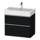 Duravit Meuble sous lavabo D-Neo 78,4x44,2 cm, ch/Ei s, 1 tiroir, 1 coulissant-1