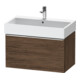 Duravit Meuble sous lavabo D-Neo 78,4x44,2 cm, ch/nb foncé, 1 tiroir, suspendu-1