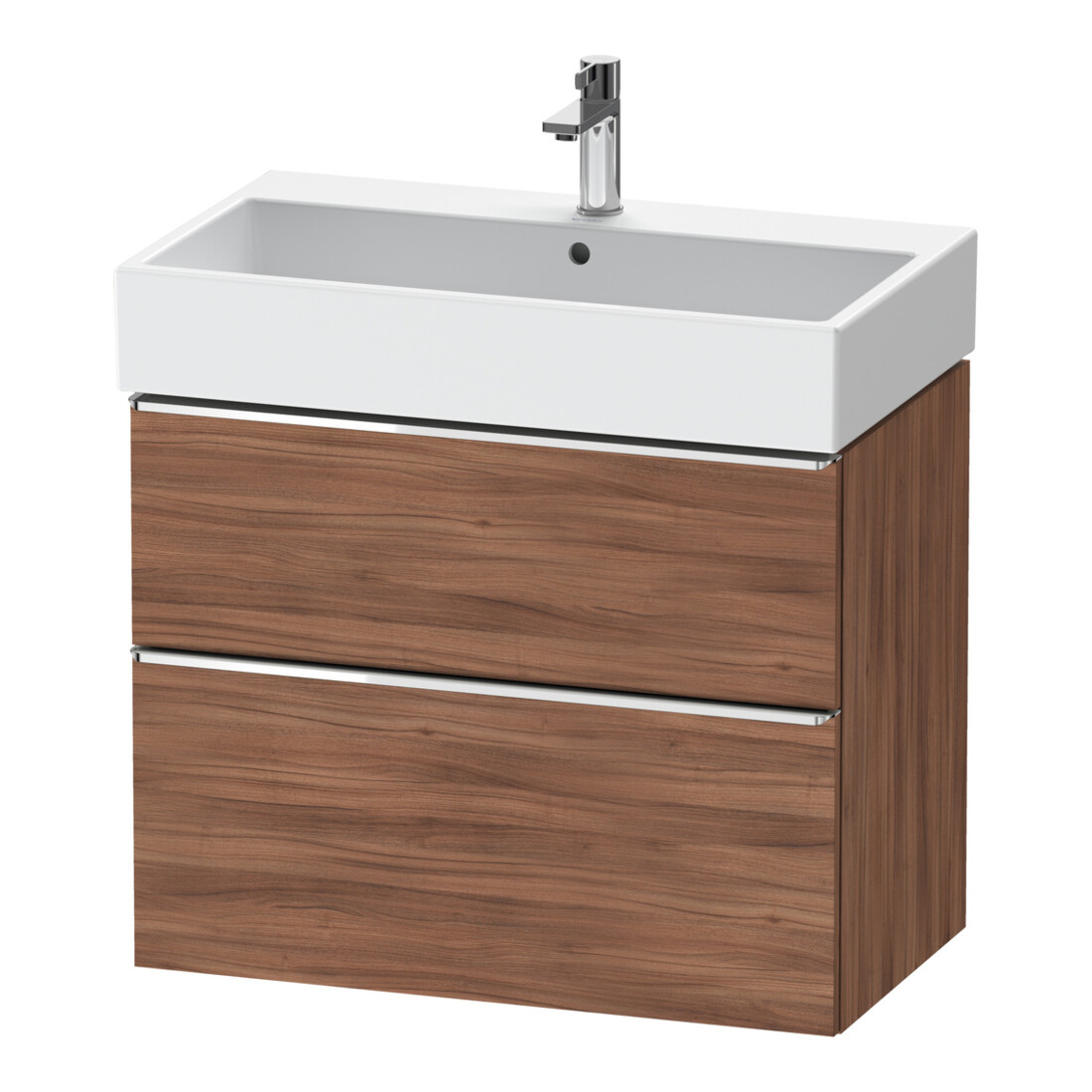 Duravit Meuble sous-lavabo D-Neo 78,4x44,2 cm, ch/nb N, 1 tiroir, 1 coulissant