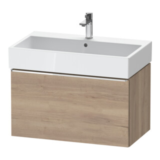 Duravit Meuble sous lavabo D-Neo 78,4x44,2 cm, chêne/oeuf marbré, 1 tiroir, suspendu