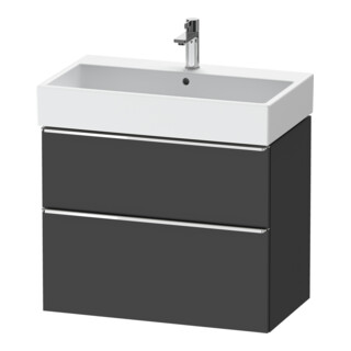 Duravit Meuble sous-lavabo D-Neo 78,4x44,2 cm, chr/gris m, 1 porte, 1 tiroir