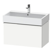 Duravit Meuble sous-lavabo D-Neo 78,4x44,2 cm, chrome/blanc, 1 tiroir, suspendu