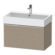 Duravit Meuble sous lavabo D-Neo 78,4x44,2 cm, chrome/lin, 1 tiroir, suspendu-1