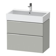 Duravit Meuble sous-lavabo D-Neo 78,4x44,2 cm, chrome/mat, 1 porte, 1 tiroir-1
