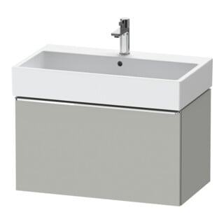 Duravit Meuble sous-lavabo D-Neo 78,4x44,2 cm, chrome/mat, 1 tiroir, suspendu