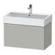 Duravit Meuble sous-lavabo D-Neo 78,4x44,2 cm, chrome/mat, 1 tiroir, suspendu-1