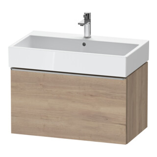 Duravit Meuble sous-lavabo D-Neo 78,4x44,2 cm, ES blanc/ébène, 1 tiroir, suspendu