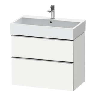Duravit Meuble sous-lavabo D-Neo 78,4x44,2 cm, ES blanc/gris, 1 porte, 1 tiroir