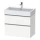 Duravit Meuble sous-lavabo D-Neo 78,4x44,2 cm, ES blanc/gris, 1 porte, 1 tiroir-1