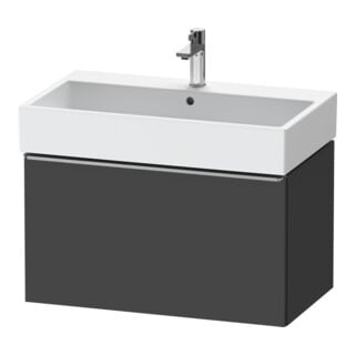 Duravit Meuble sous-lavabo D-Neo 78,4x44,2 cm, ES blanc/gris, 1 tiroir, suspendu