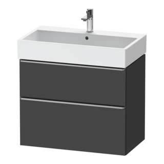 Duravit Meuble sous-lavabo D-Neo 78,4x44,2 cm, ES blanc/gris m, 1 porte, 1 tiroir