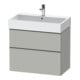 Duravit Meuble sous-lavabo D-Neo 78,4x44,2 cm, ES chêne/gris, 1 porte, 1 tiroir-1