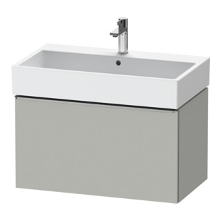 Duravit Meuble sous lavabo D-Neo 78,4x44,2 cm, ES chêne gris/mat, 1 tiroir, suspendu