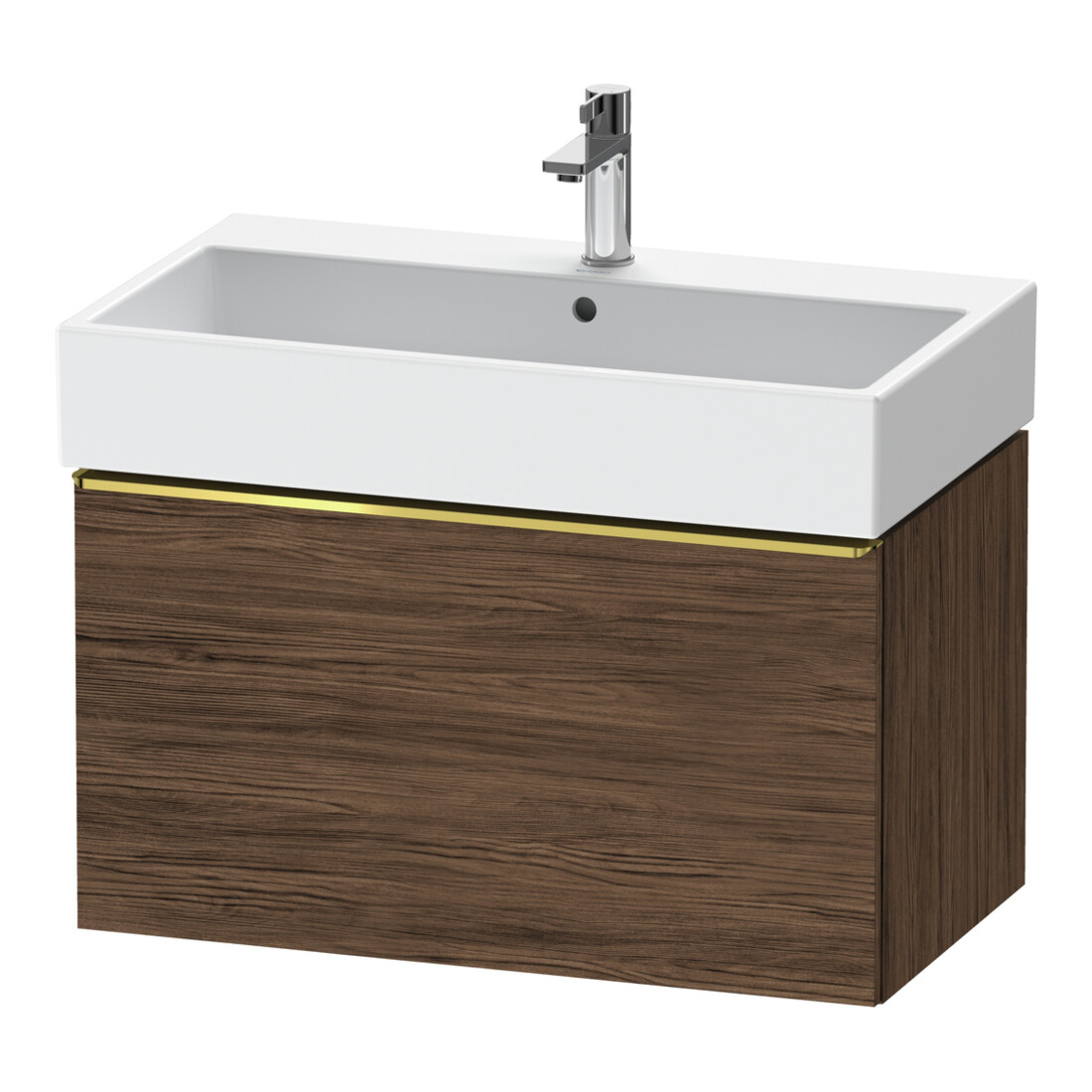 Duravit Meuble sous-lavabo D-Neo 78,4x44,2 cm, g pol/Nu d, 1 tiroir, suspendu