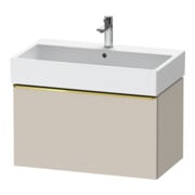 Duravit Meuble sous-lavabo D-Neo 78,4x44,2 cm, gris perle/Taupe m, 1 tiroir, suspendu