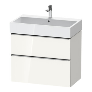 Duravit Meuble sous-lavabo D-Neo 78,4x44,2cm, blanc brillant, 1 porte, 1 tiroir