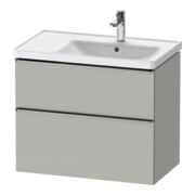 Duravit Meuble sous lavabo D-Neo 78,4x45,2 cm, 1 porte, B D, ES gris mat
