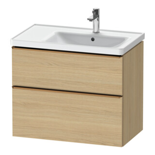 Duravit Meuble sous lavabo D-Neo 78,4x45,2 cm, 1 porte, B R, b geb/Ei Nat