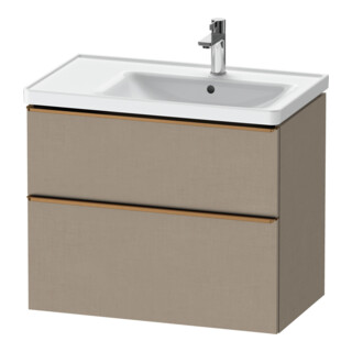 Duravit Meuble sous-lavabo D-Neo 78,4x45,2 cm, 1 porte, B R, blanc lin